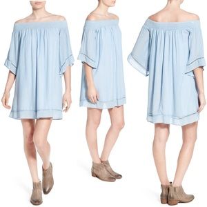 love, Fire Off The Shoulder Dress